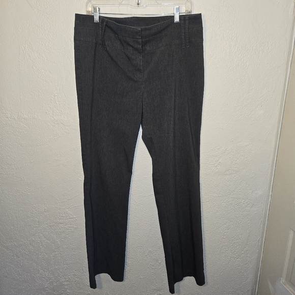 Mixit Vintage Dark Gray Dress Pants Womens Bootcut Size 12 Long - Picture 1 of 4